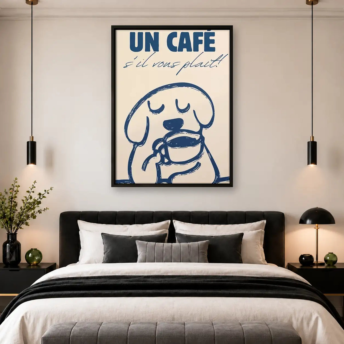 Un Cafe French Coffee Poster Wall Art 4