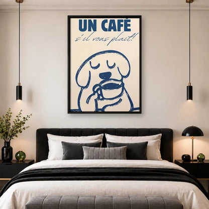Un Cafe French Coffee Poster Wall Art 4