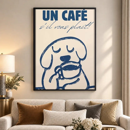 Un Cafe French Coffee Poster Wall Art 5