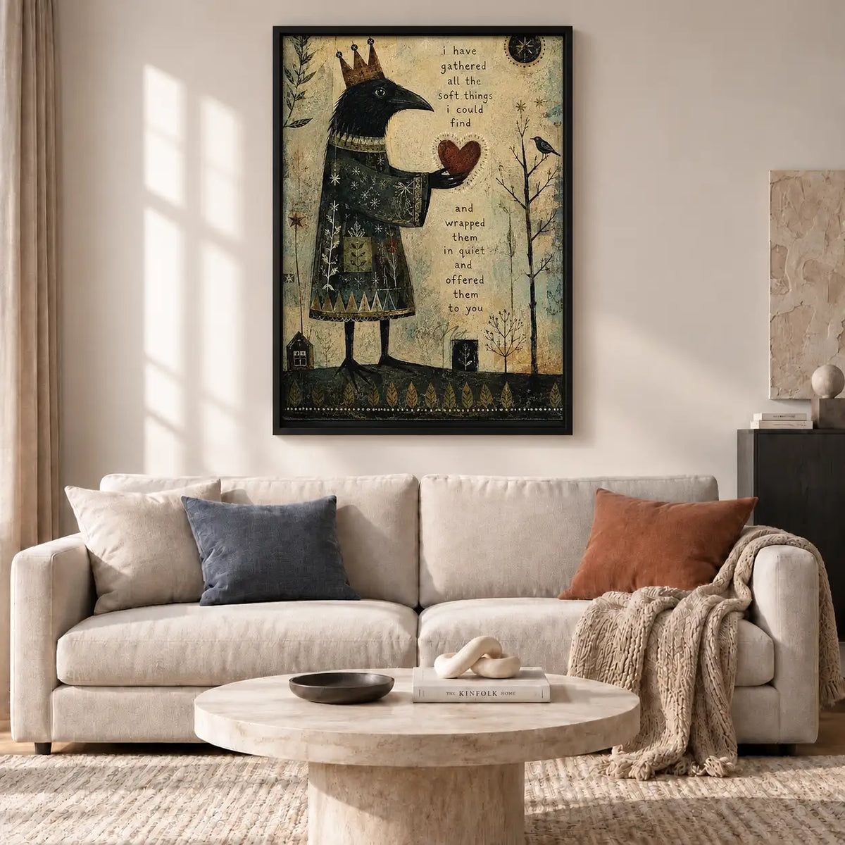 Vintage Black Cat Love Collage Wall Art 2