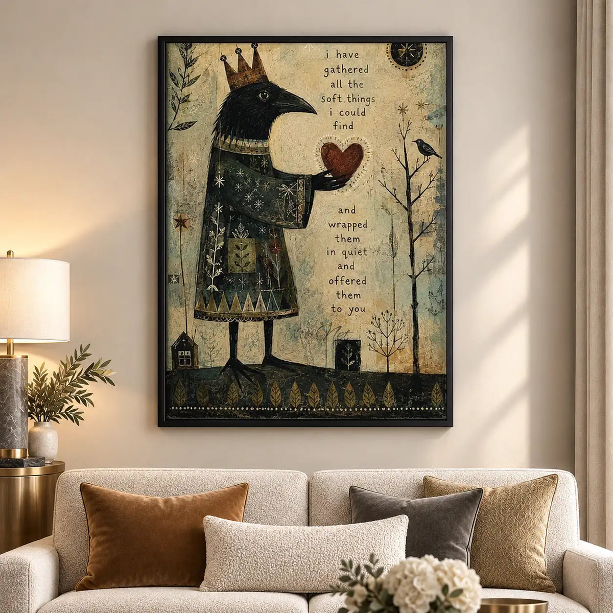 Vintage Black Cat Love Collage Wall Art 5