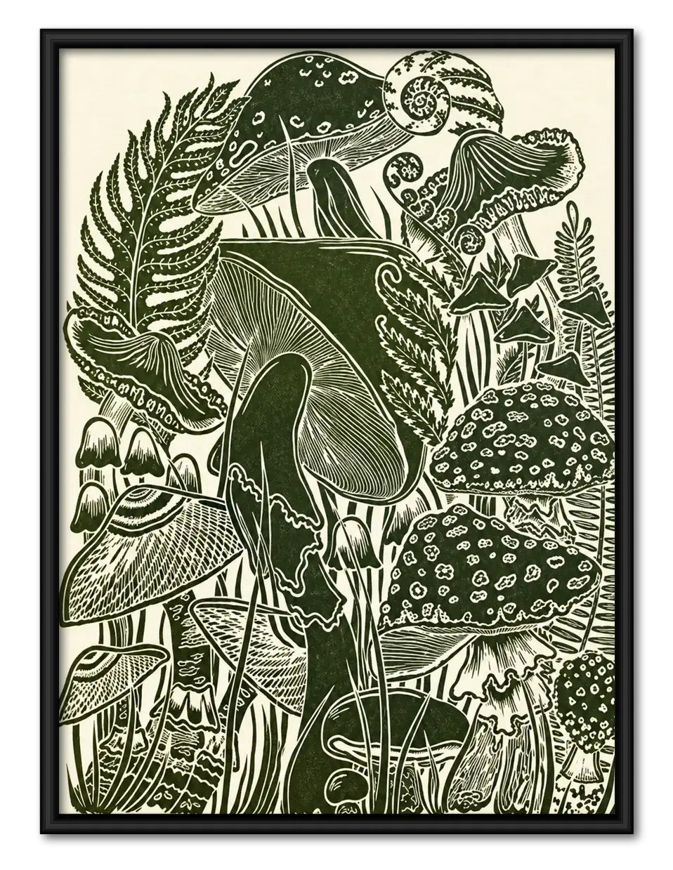Vintage Botanical Jungle Wall Art 1