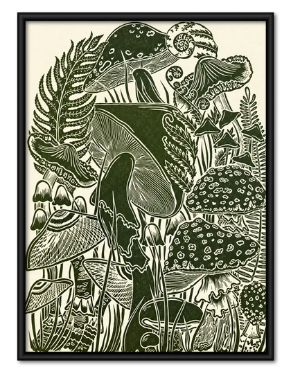 Vintage Botanical Jungle Wall Art