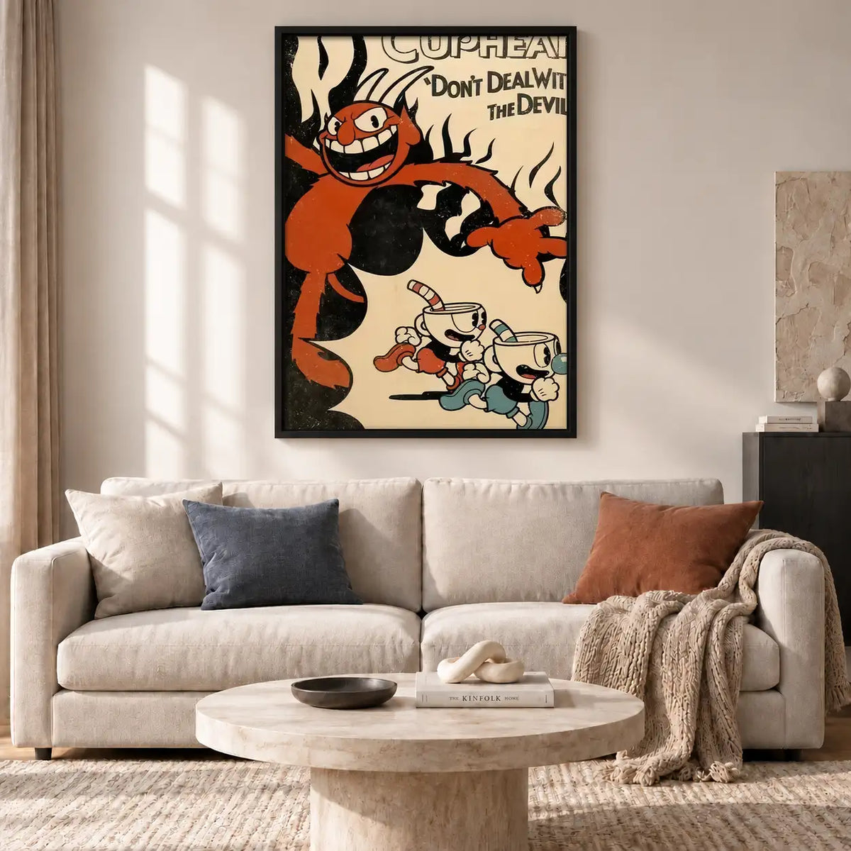 Vintage Cartoon Devil Wall Art 2