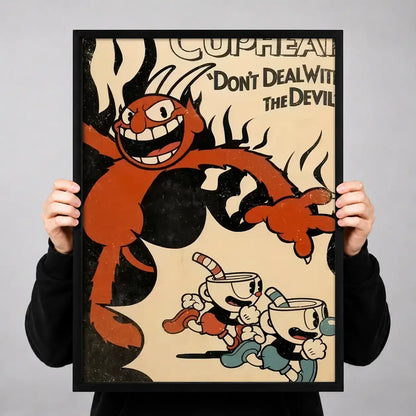 Vintage Cartoon Devil Wall Art 3