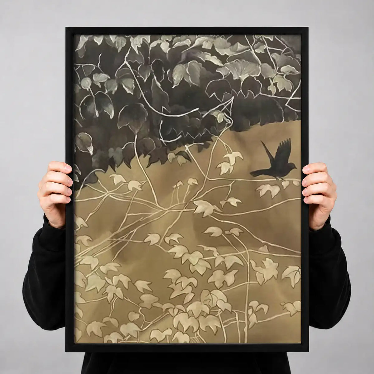 Vintage Flying Bird Pattern Wall Art 3