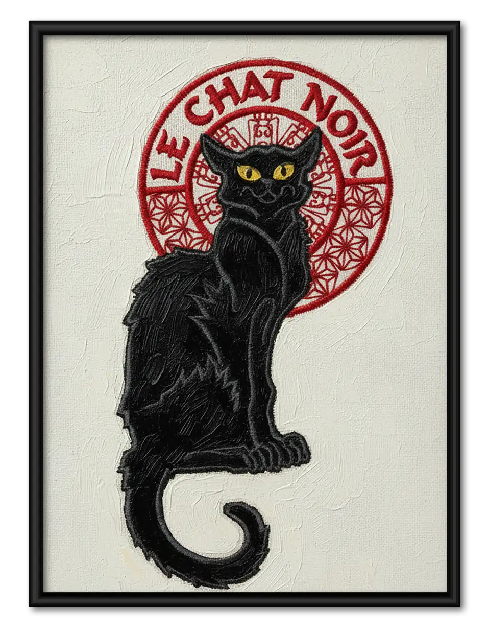Vintage Le Chat Noir Black Cat Wall Art 1