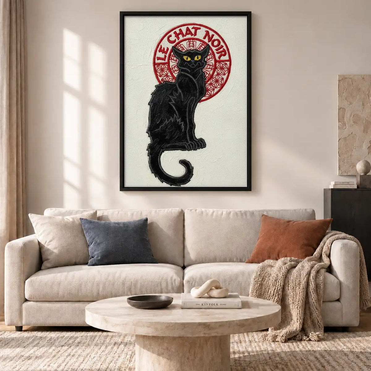 Vintage Le Chat Noir Black Cat Wall Art 2