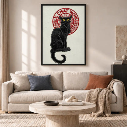 Vintage Le Chat Noir Black Cat Wall Art 2