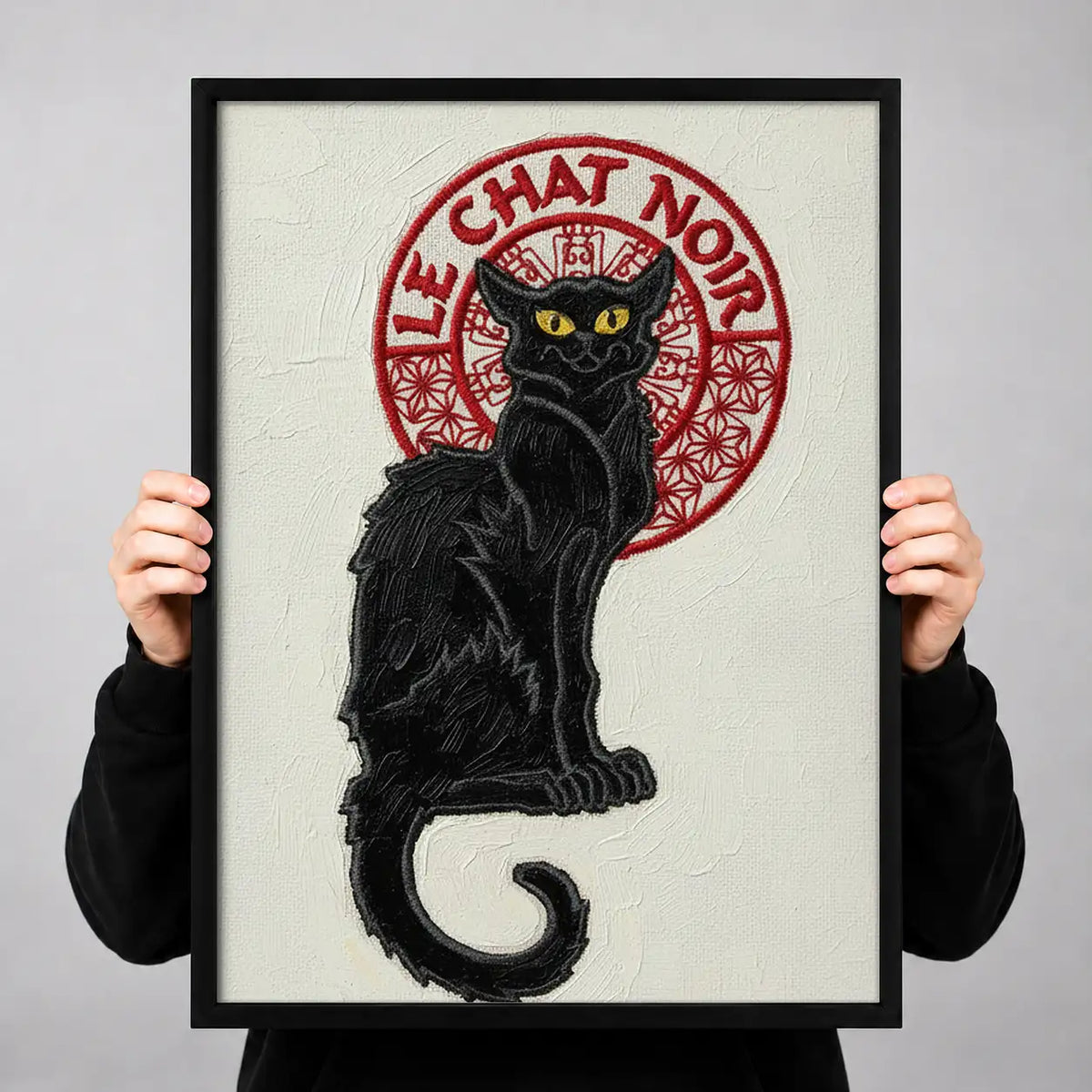 Vintage Le Chat Noir Black Cat Wall Art 3