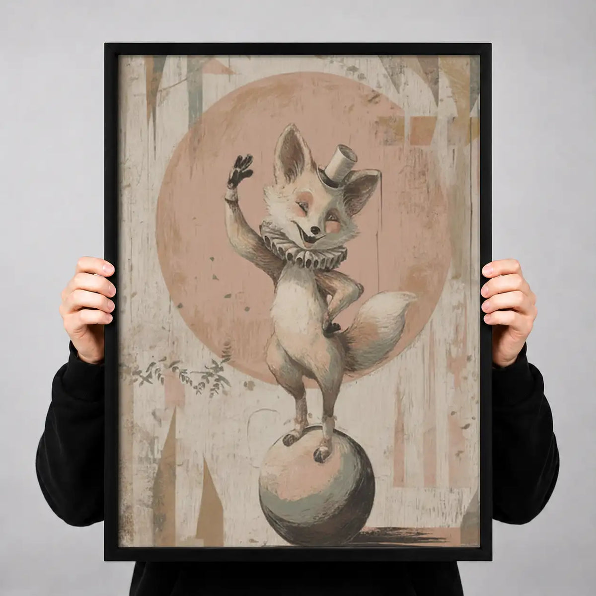 Vintage White Cat Ballerina Wall Art 3