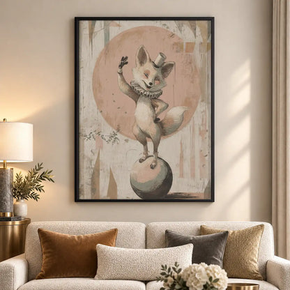 Vintage White Cat Ballerina Wall Art 5