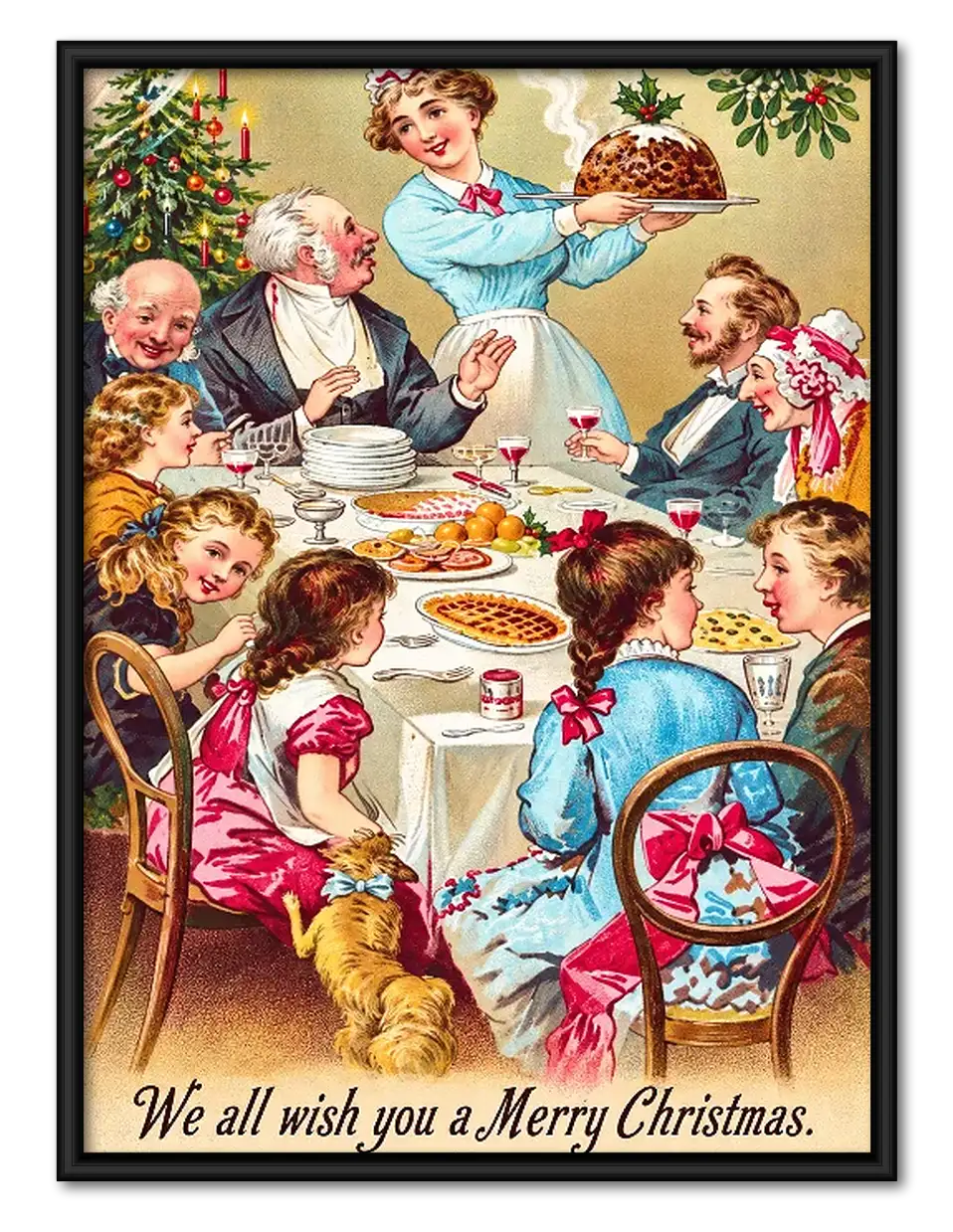 We All Wish You a Merry Christmas Wall Art 1