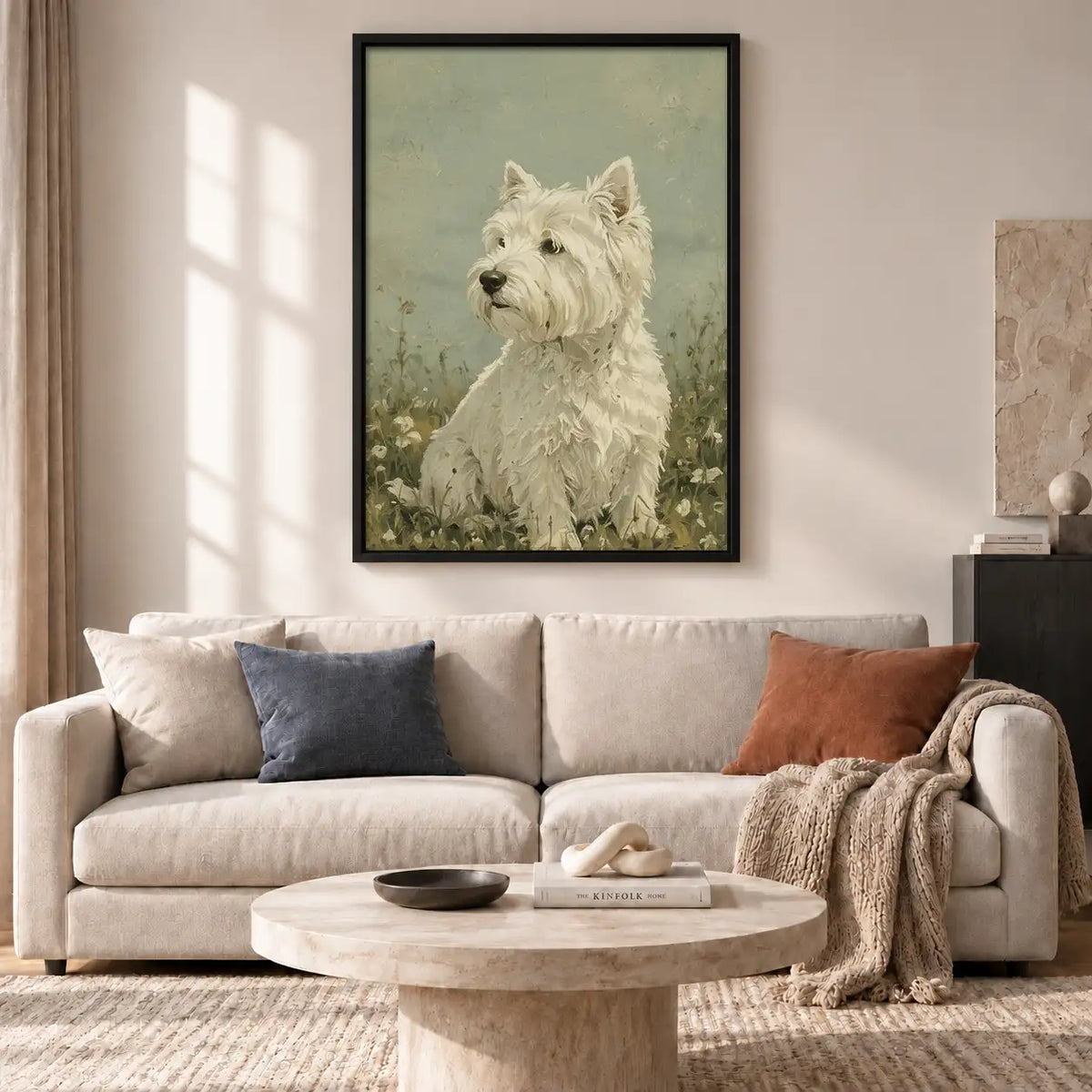 West Highland Terrier Portrait Wall Art 2