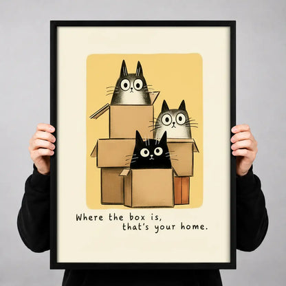 Where the Box Is Thats Your Home Wall Art 3