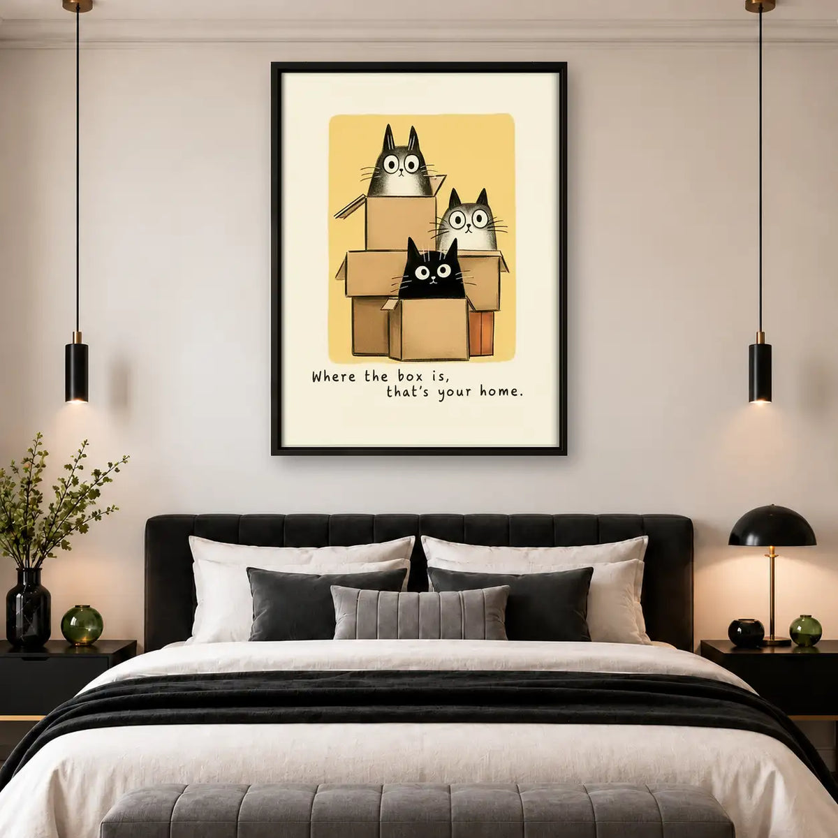 Where the Box Is Thats Your Home Wall Art 4