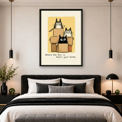 Where the Box Is Thats Your Home Wall Art 4