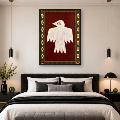 White Ghost Folk Art Poster Wall Art 4