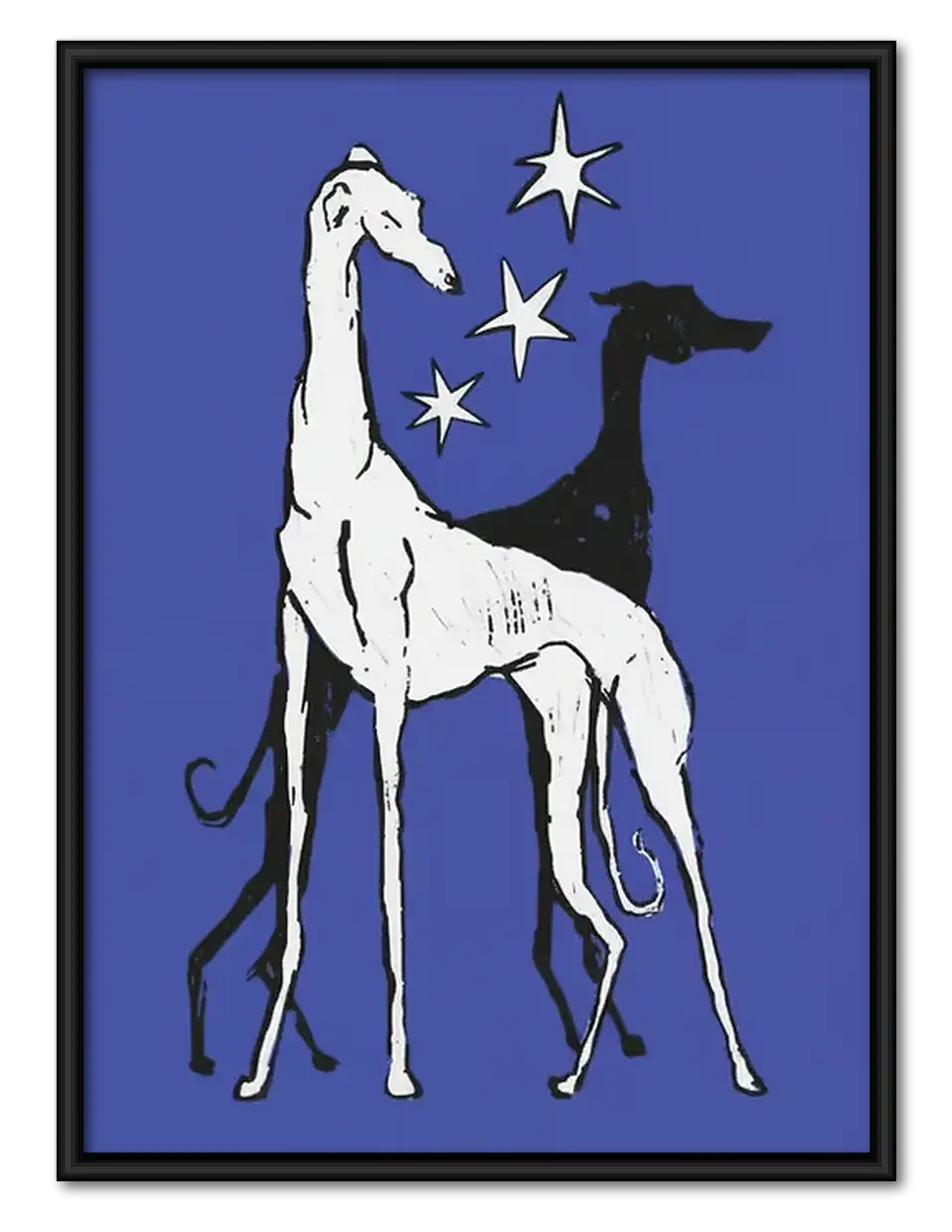 White Horse and Wizard Shadow Wall Art 1