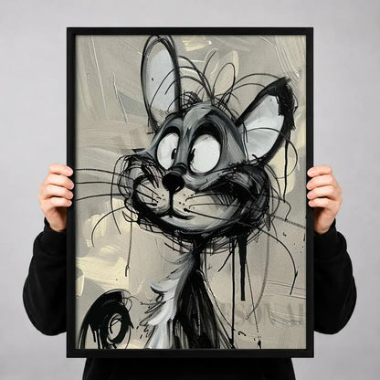Wild Rabbit Ink Portrait Wall Art 3