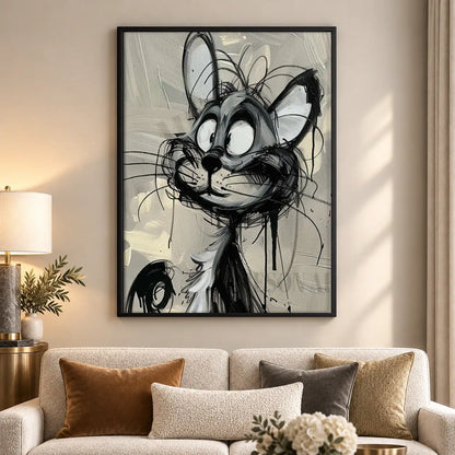 Wild Rabbit Ink Portrait Wall Art 5