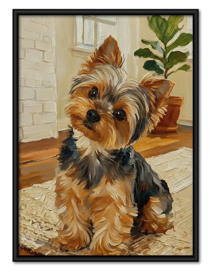 Yorkshire Terrier Portrait Wall Art