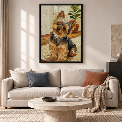 Yorkshire Terrier Portrait Wall Art 2