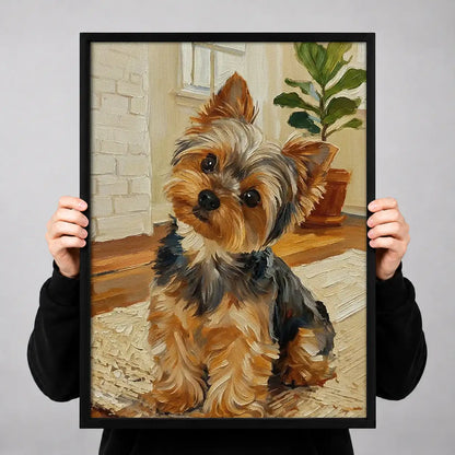 Yorkshire Terrier Portrait Wall Art 3