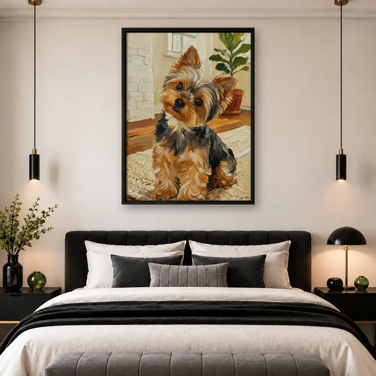 Yorkshire Terrier Portrait Wall Art 4