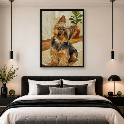 Yorkshire Terrier Portrait Wall Art 4