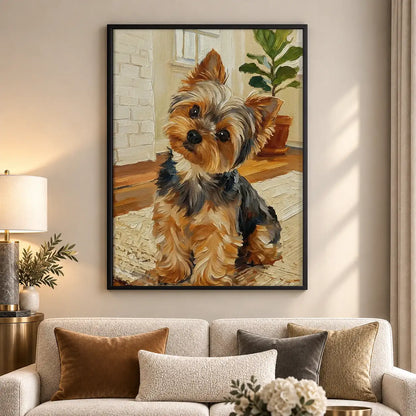 Yorkshire Terrier Portrait Wall Art 5