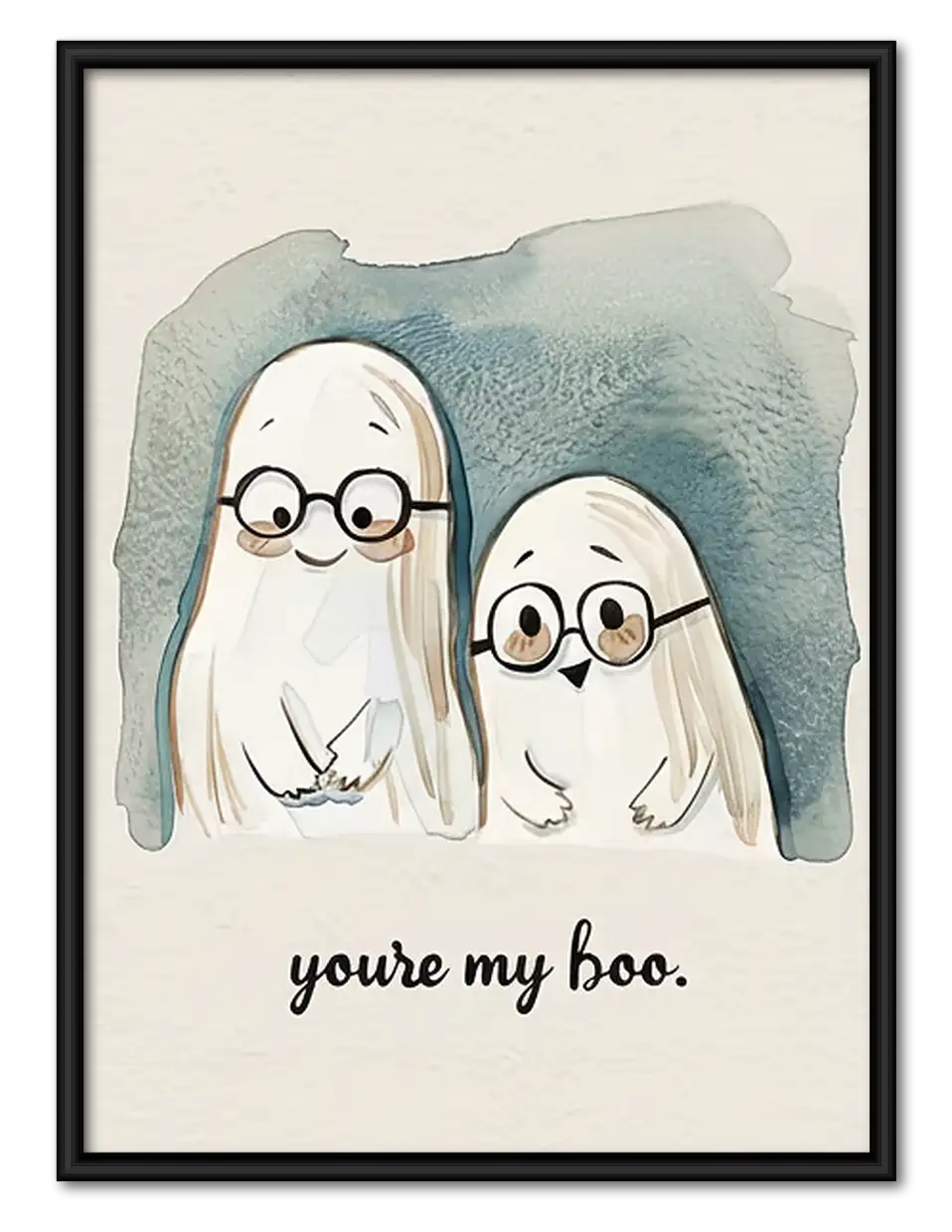 You Are My Boo Ghost Friends Wall Art 1