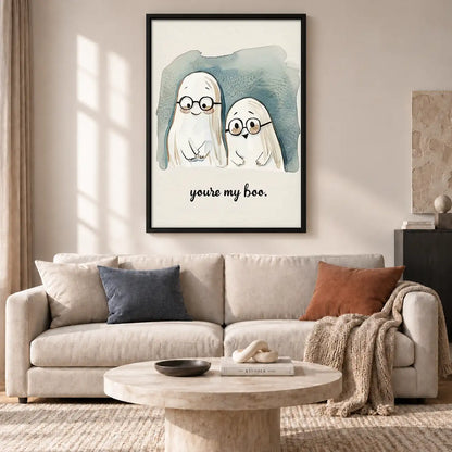 You Are My Boo Ghost Friends Wall Art 2