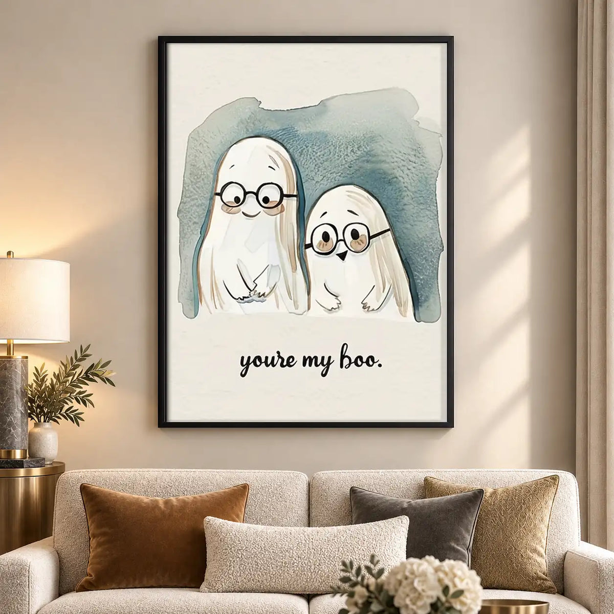 You Are My Boo Ghost Friends Wall Art 5