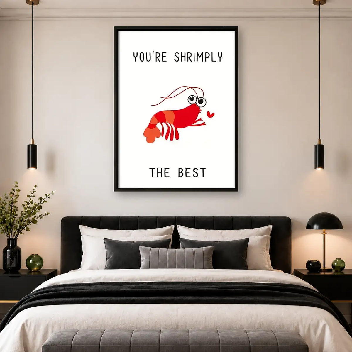 You Are Shrimply the Best Wall Art 4