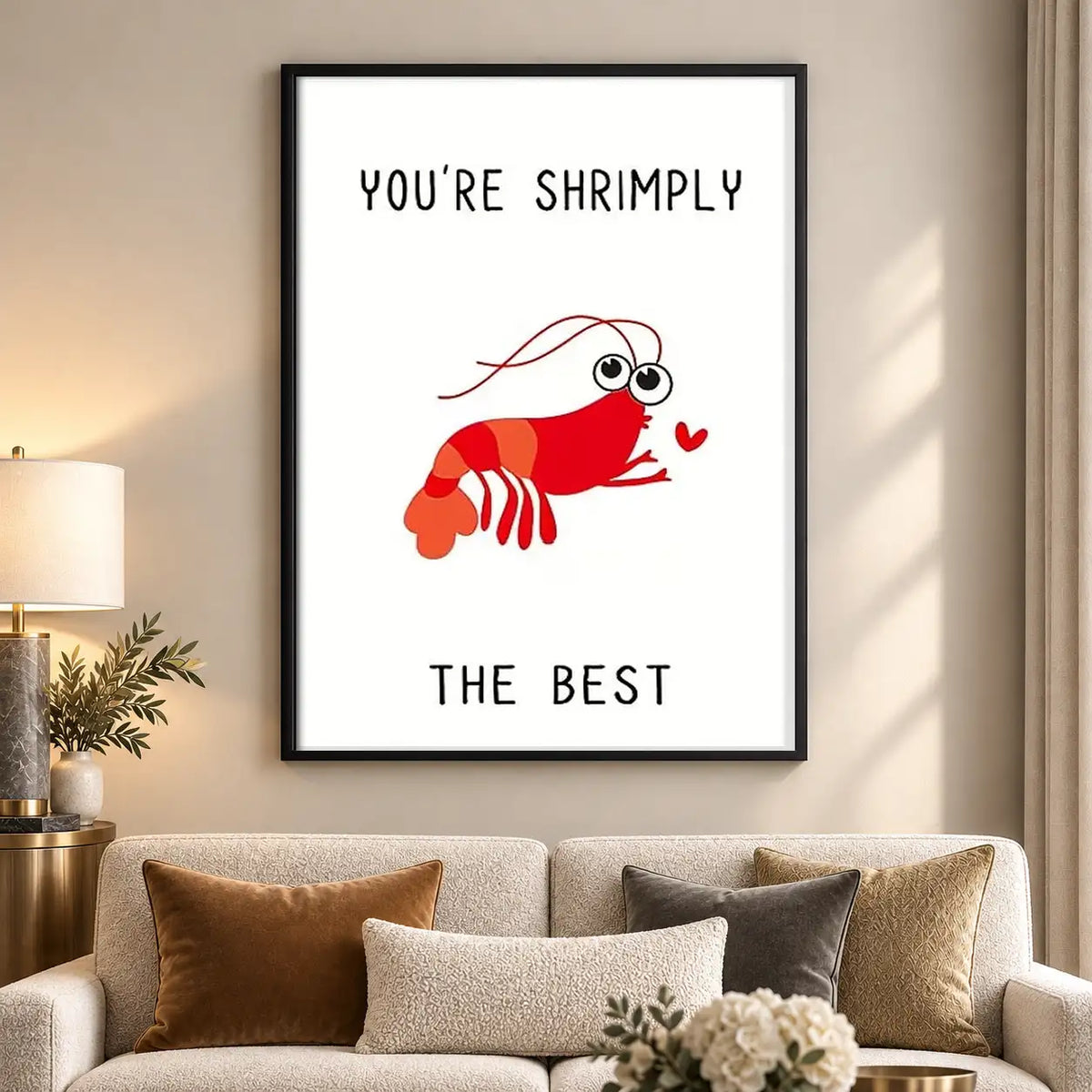 You Are Shrimply the Best Wall Art 5
