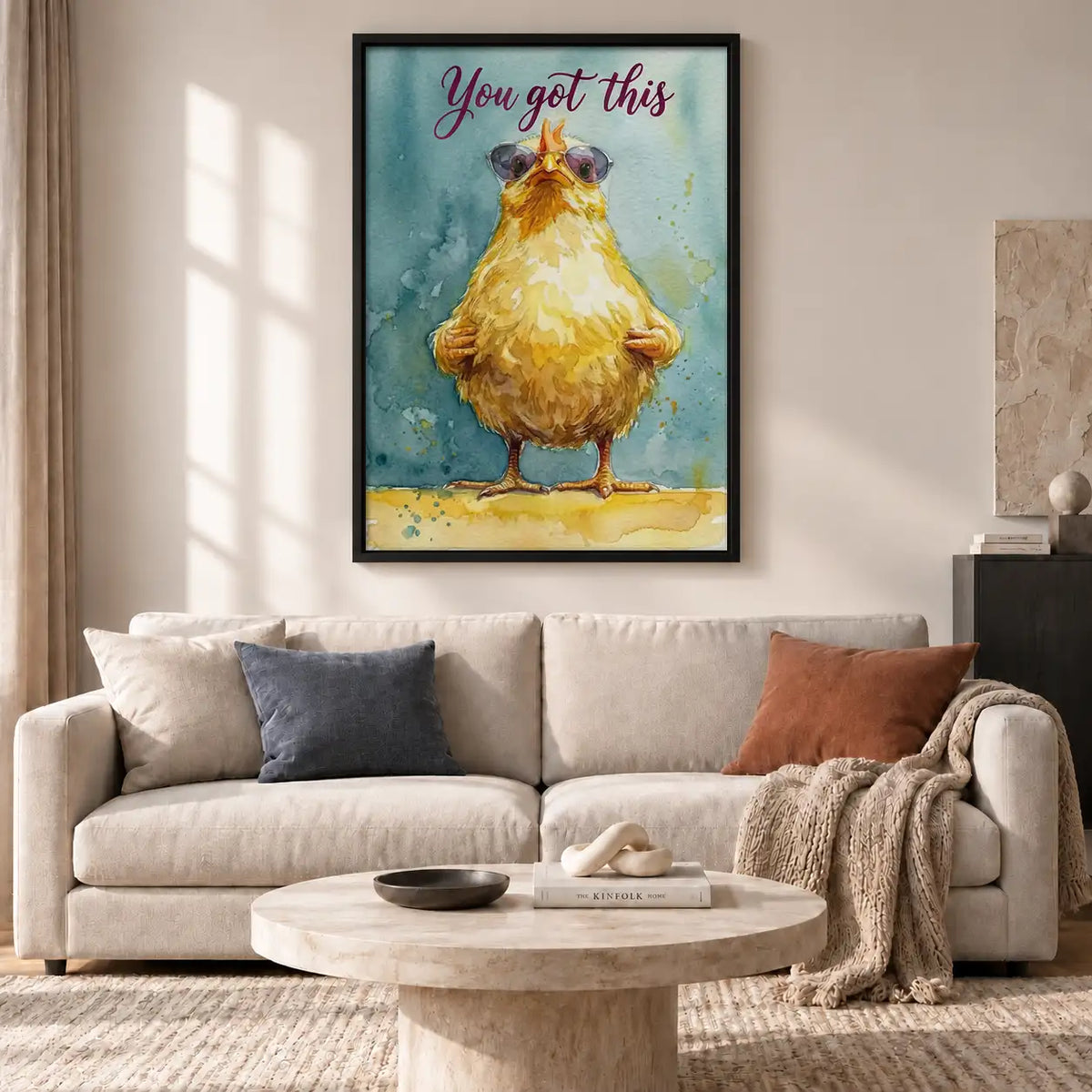 You Got This Confident Chicken Wall Art 2
