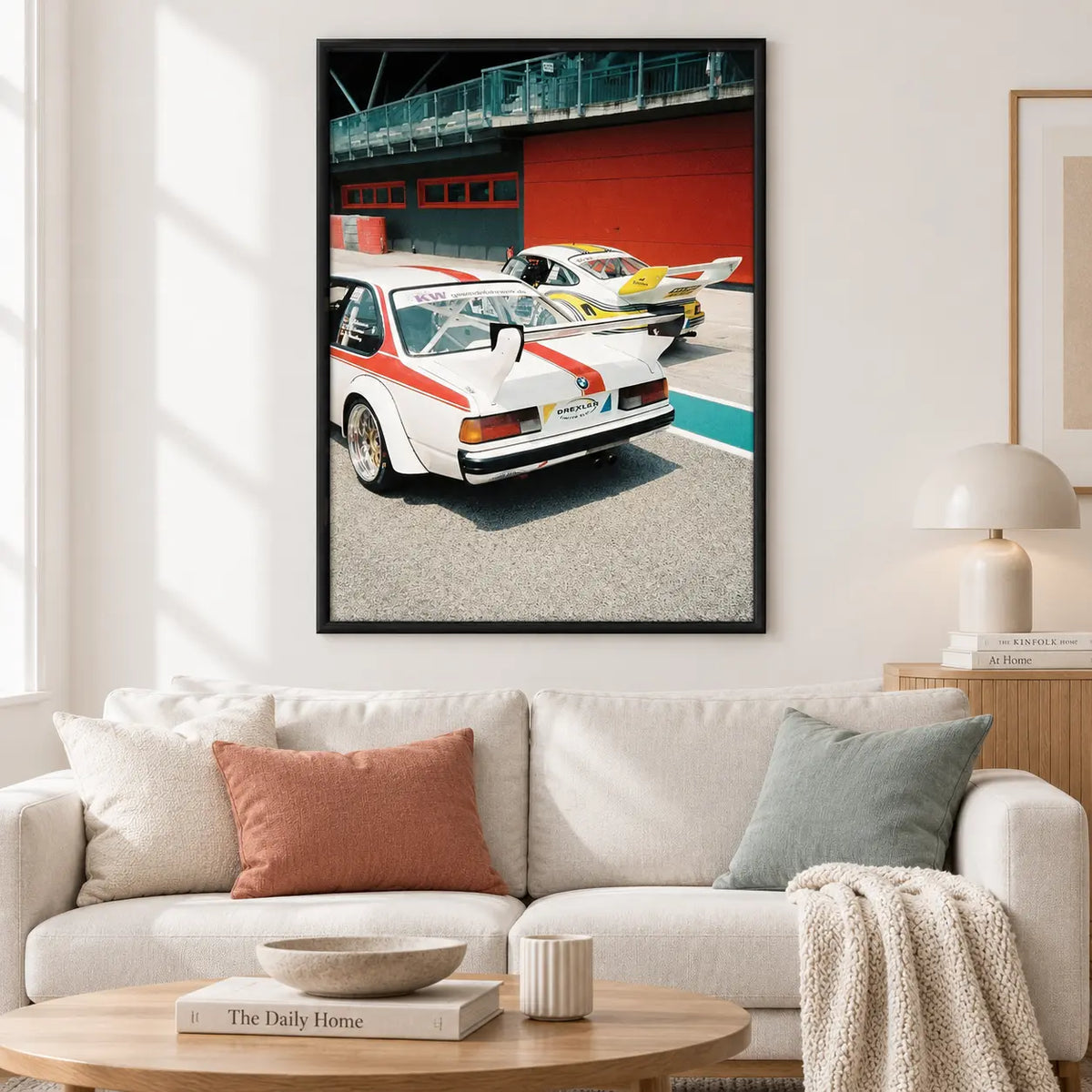 Vintage Racing BMW Track Wall Art 2