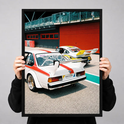 Vintage Racing BMW Track Wall Art 3