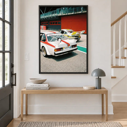 Vintage Racing BMW Track Wall Art 4