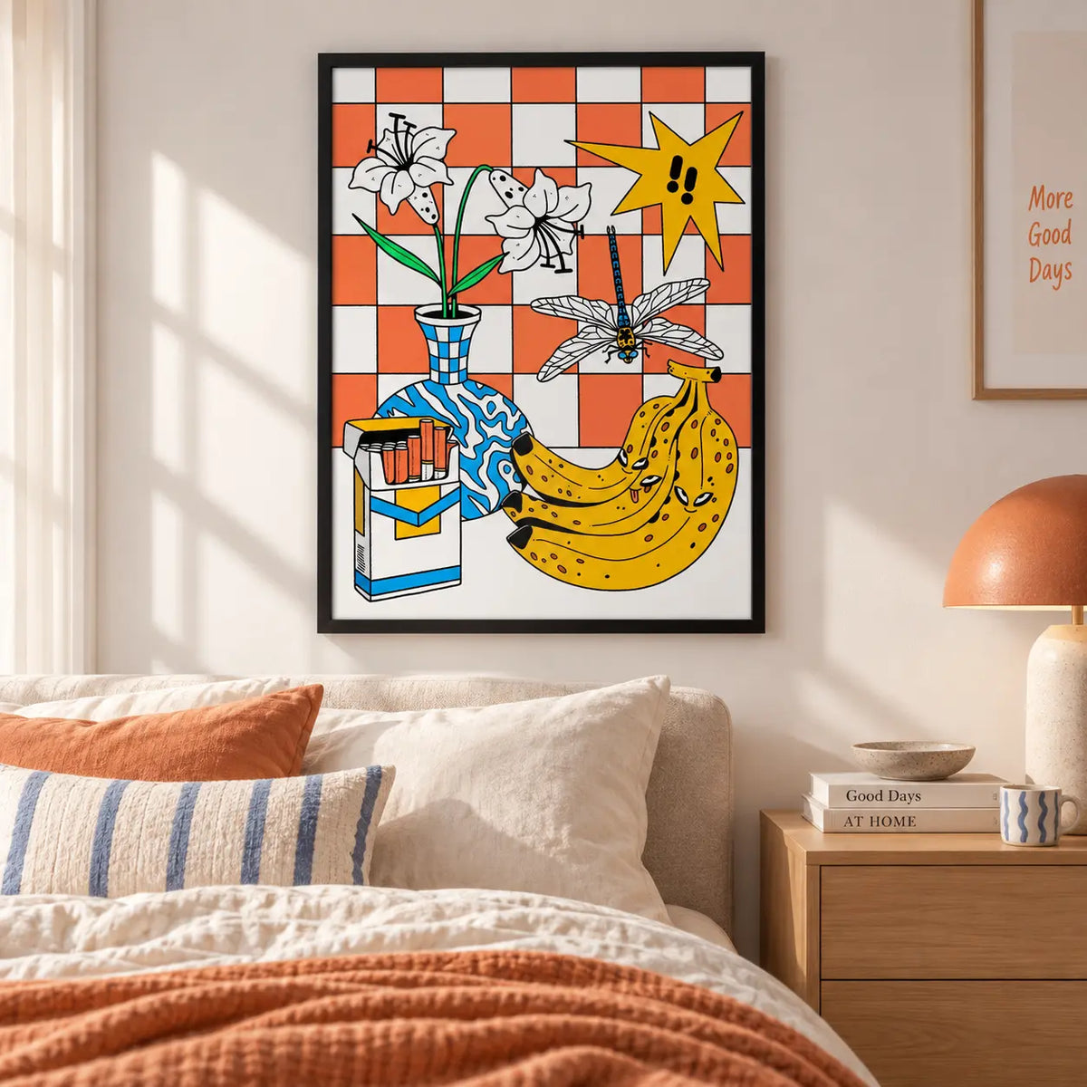 Playful Floral Still Life Wall Art 5