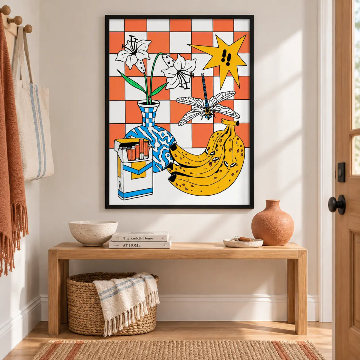 Playful Floral Still Life Wall Art 6