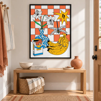 Playful Floral Still Life Wall Art 6