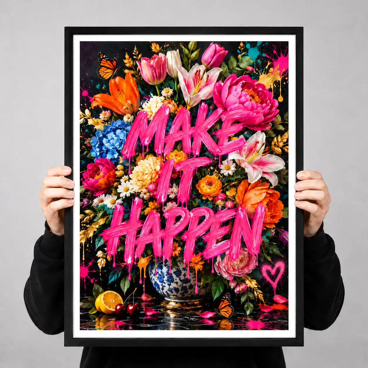 Do Epic Shit Floral Quote Wall Art