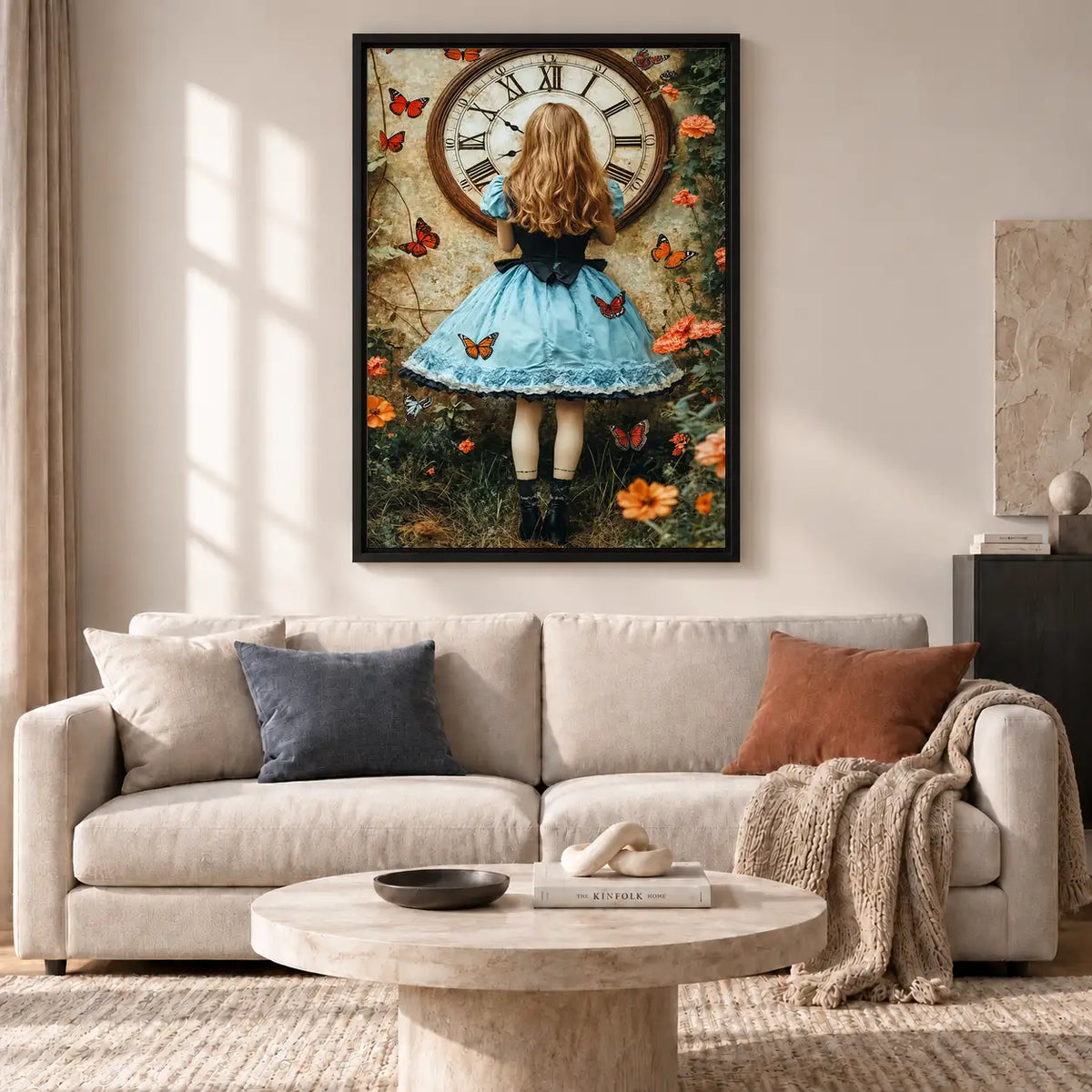 Alice Before The Clock Wall Art 2