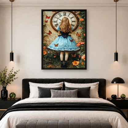 Alice Before The Clock Wall Art 4