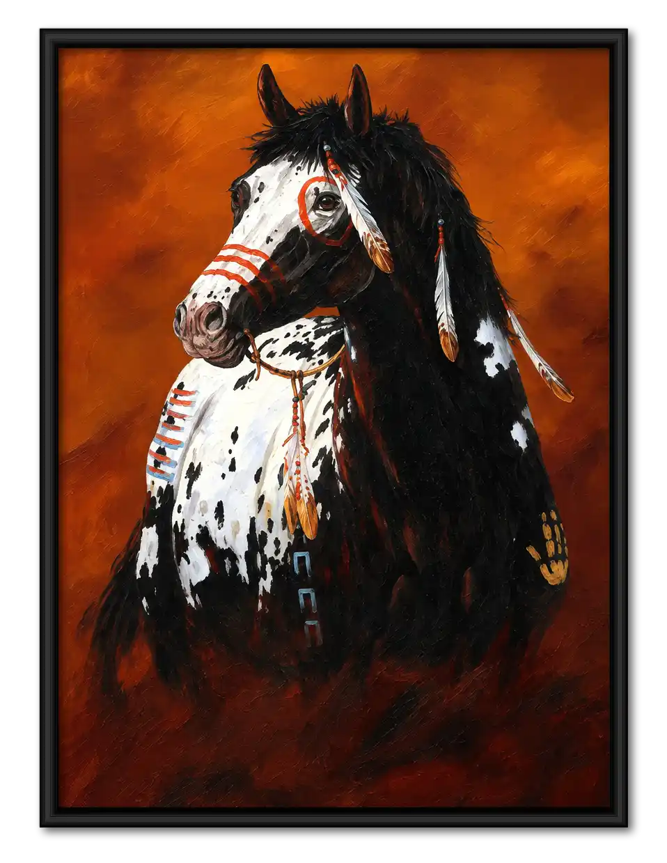 Appaloosa Horse Portrait Wall Art 1