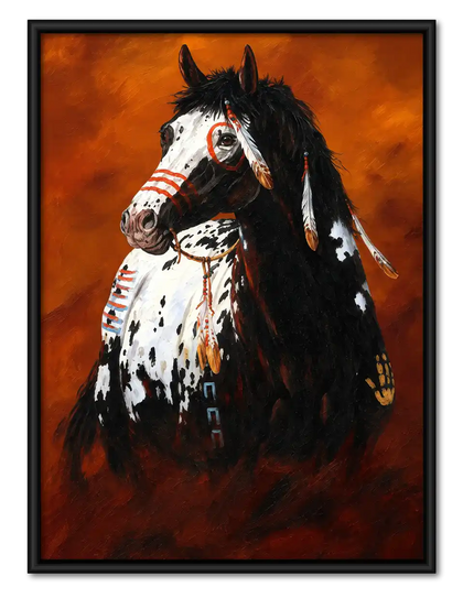Appaloosa Horse Portrait Wall Art