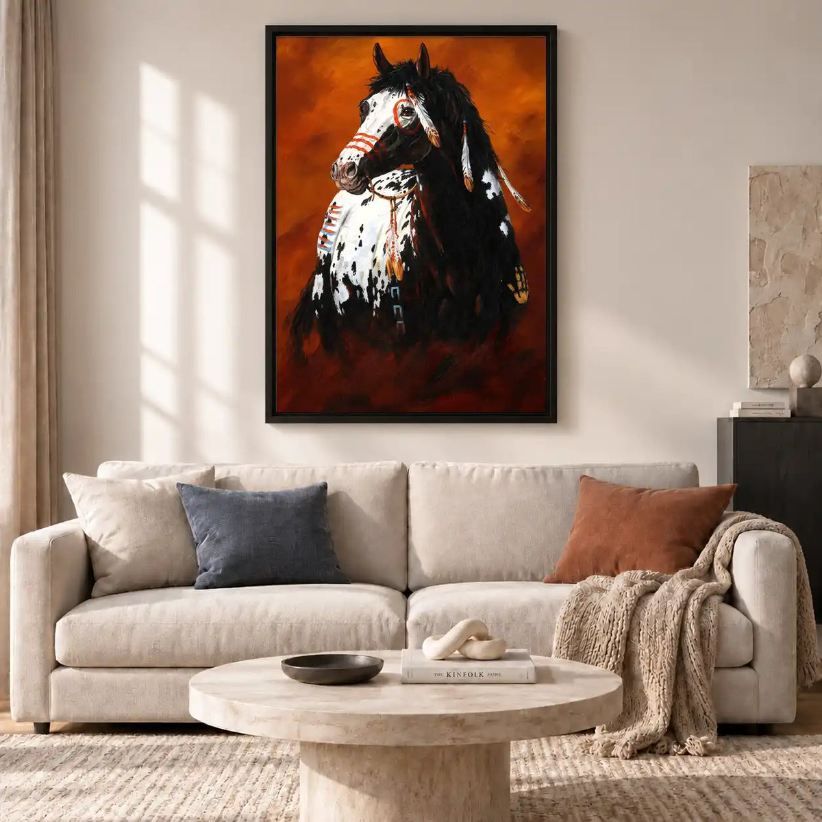 Appaloosa Horse Portrait Wall Art 2