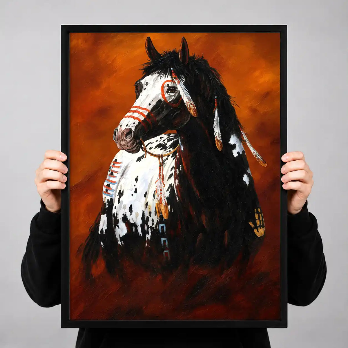 Appaloosa Horse Portrait Wall Art 3